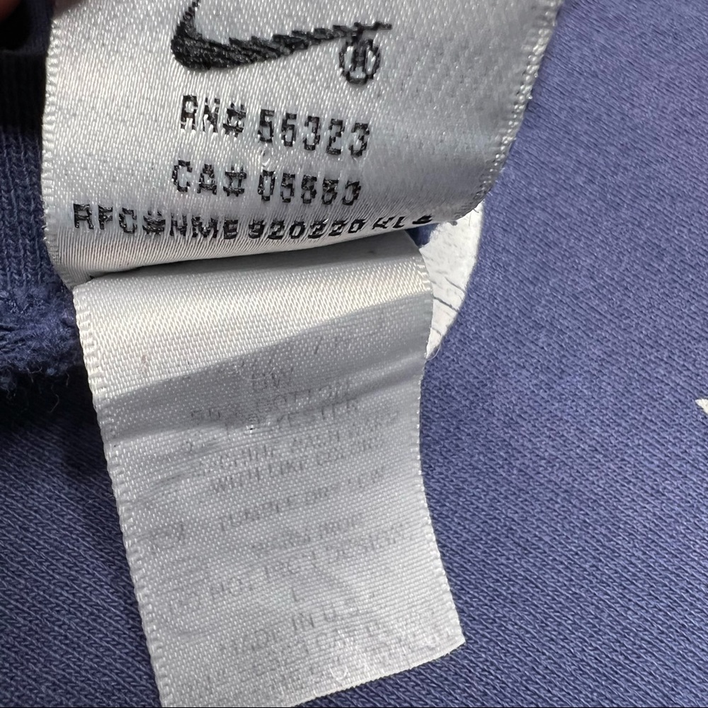 Vintage 90s Nike Air Michael Jordan Swoosh Sweatshirt Mens Large Made in USA - Picture 6 of 6